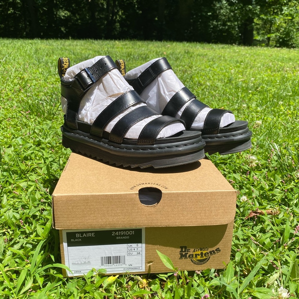 Dr. Martens Blaire Sandal Black Brando